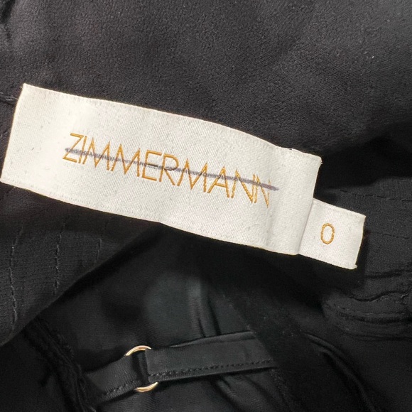 ZIMMERMANN Spliced Mesh Mini Dress US:4 - Picture 8 of 12